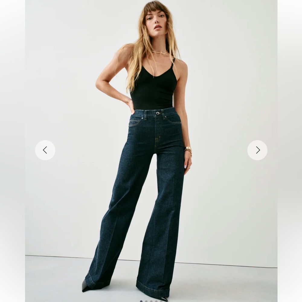 Spanx wide leg jeans